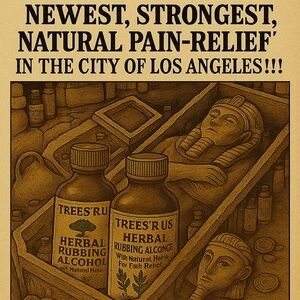 “TREES R US” Herbal rubbing alcohol